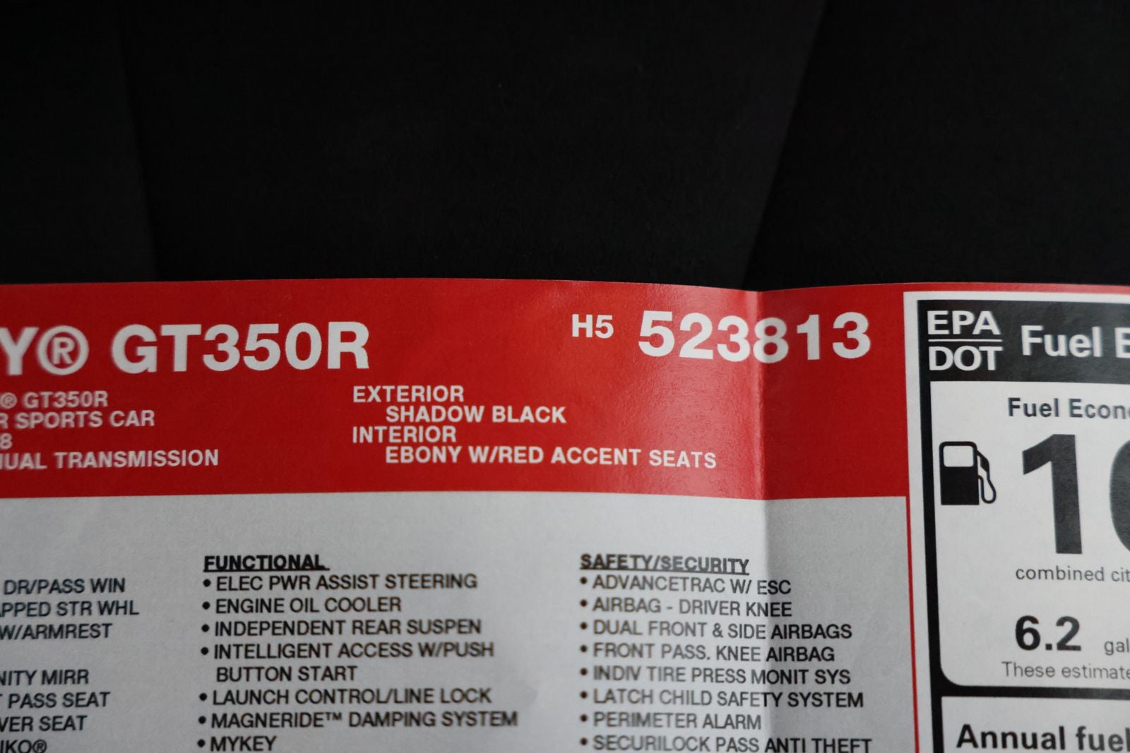 2017 Ford Mustang Shelby GT350