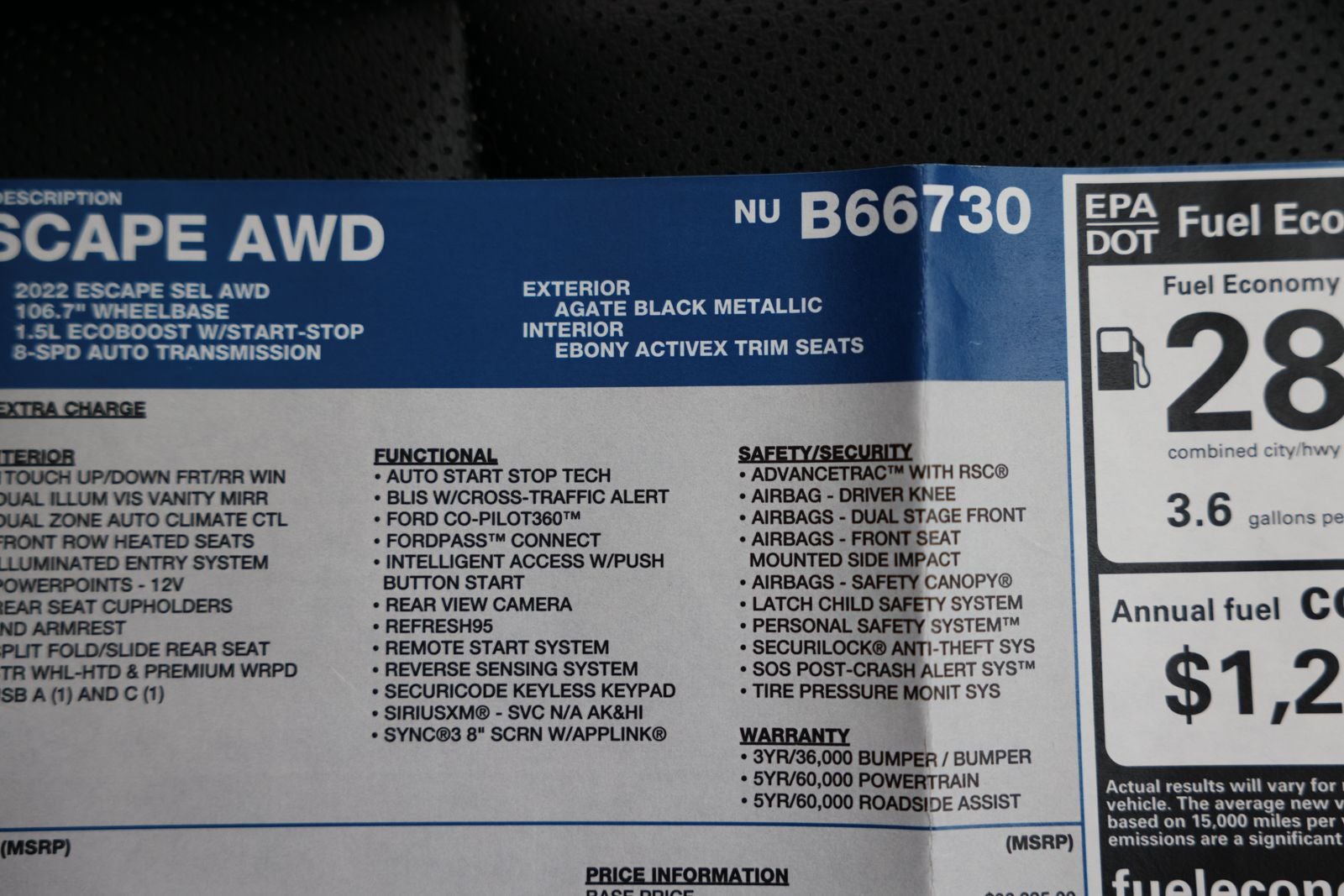 2022 Ford Escape SEL