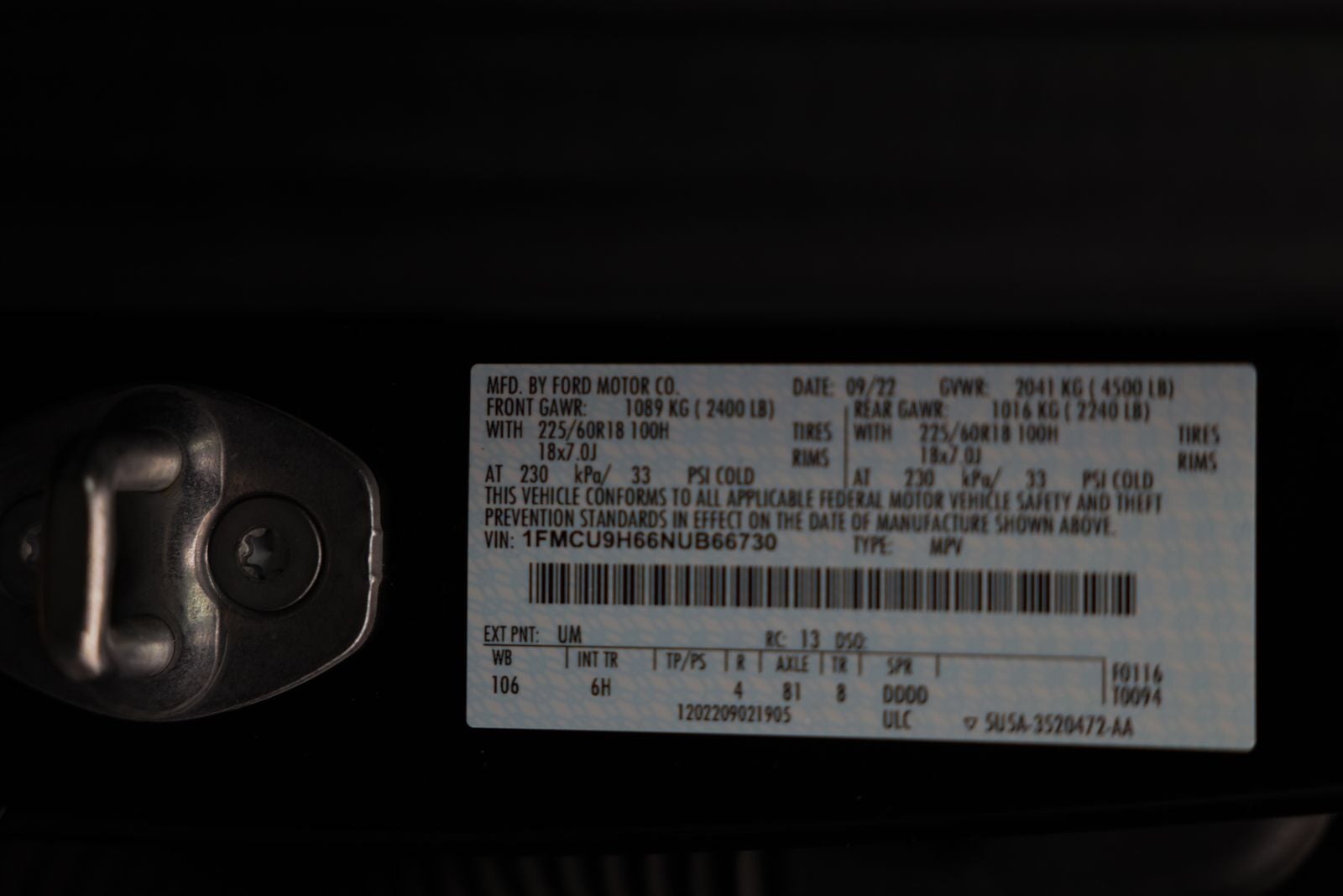 2022 Ford Escape SEL