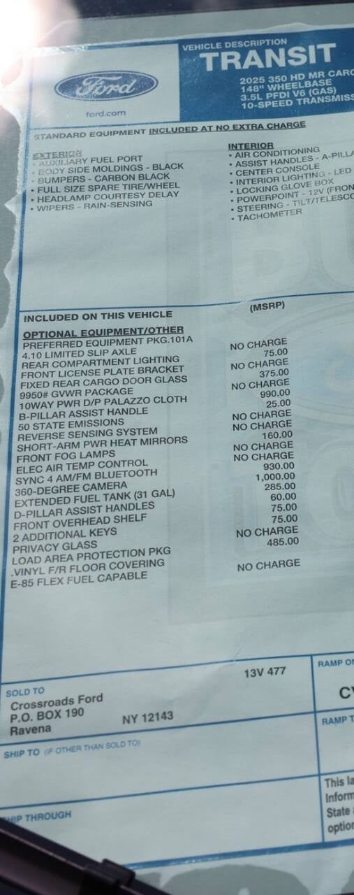 2025 Ford Transit-350 Base