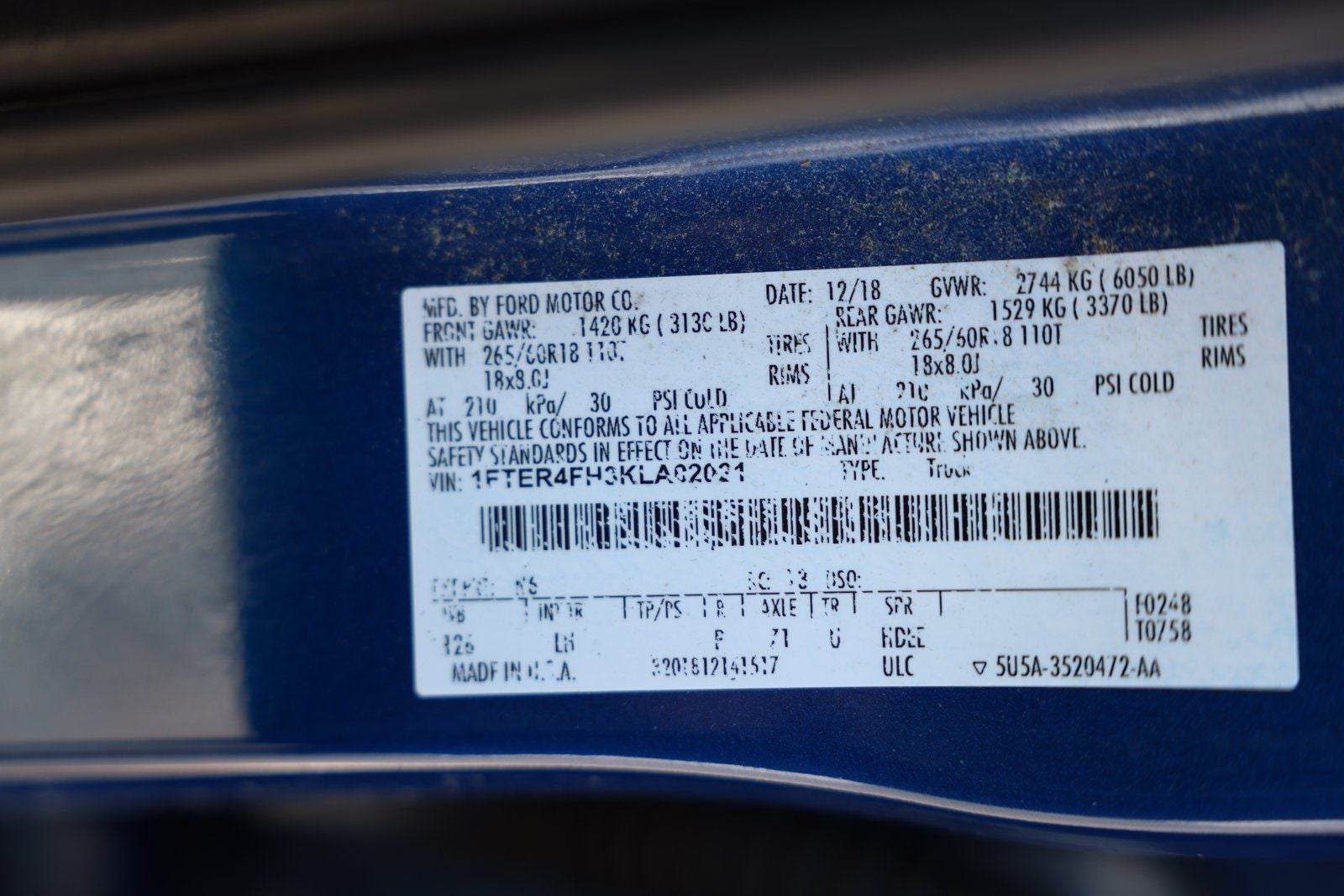 2019 Ford Ranger XLT