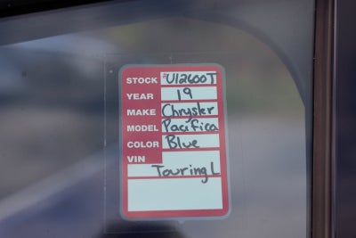 2019 Chrysler Pacifica Touring L