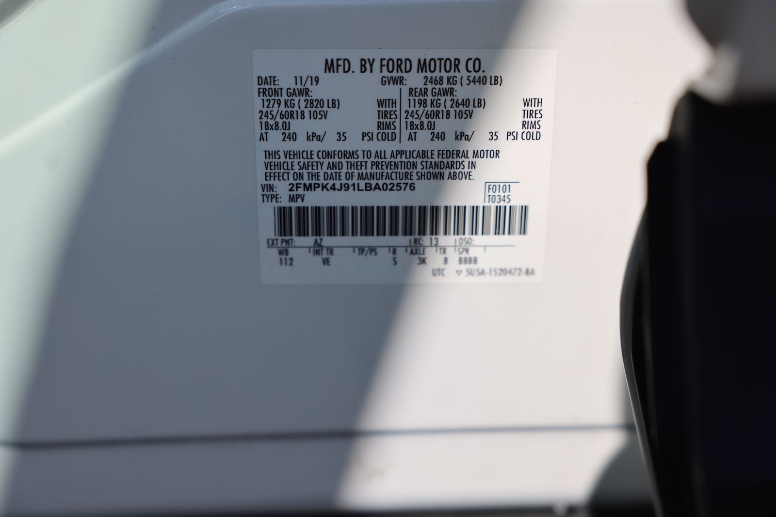 2020 Ford Edge SEL