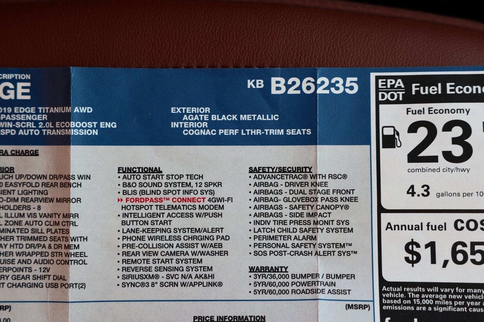 2019 Ford Edge Titanium