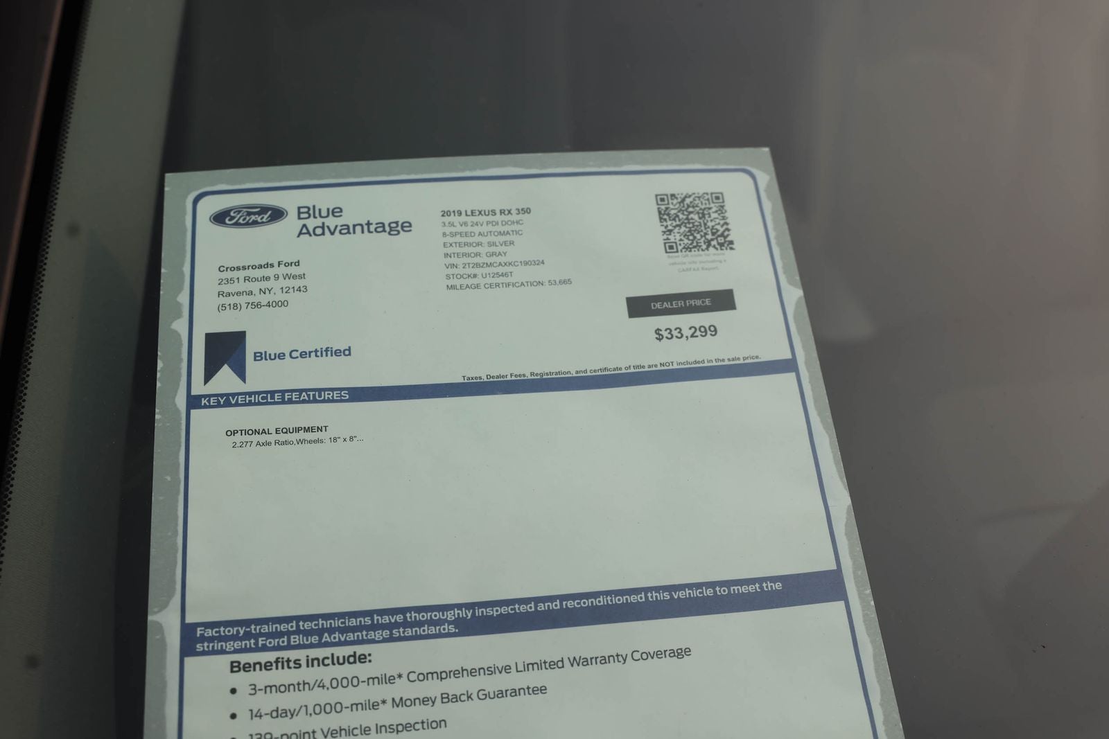 2019 Lexus RX 350