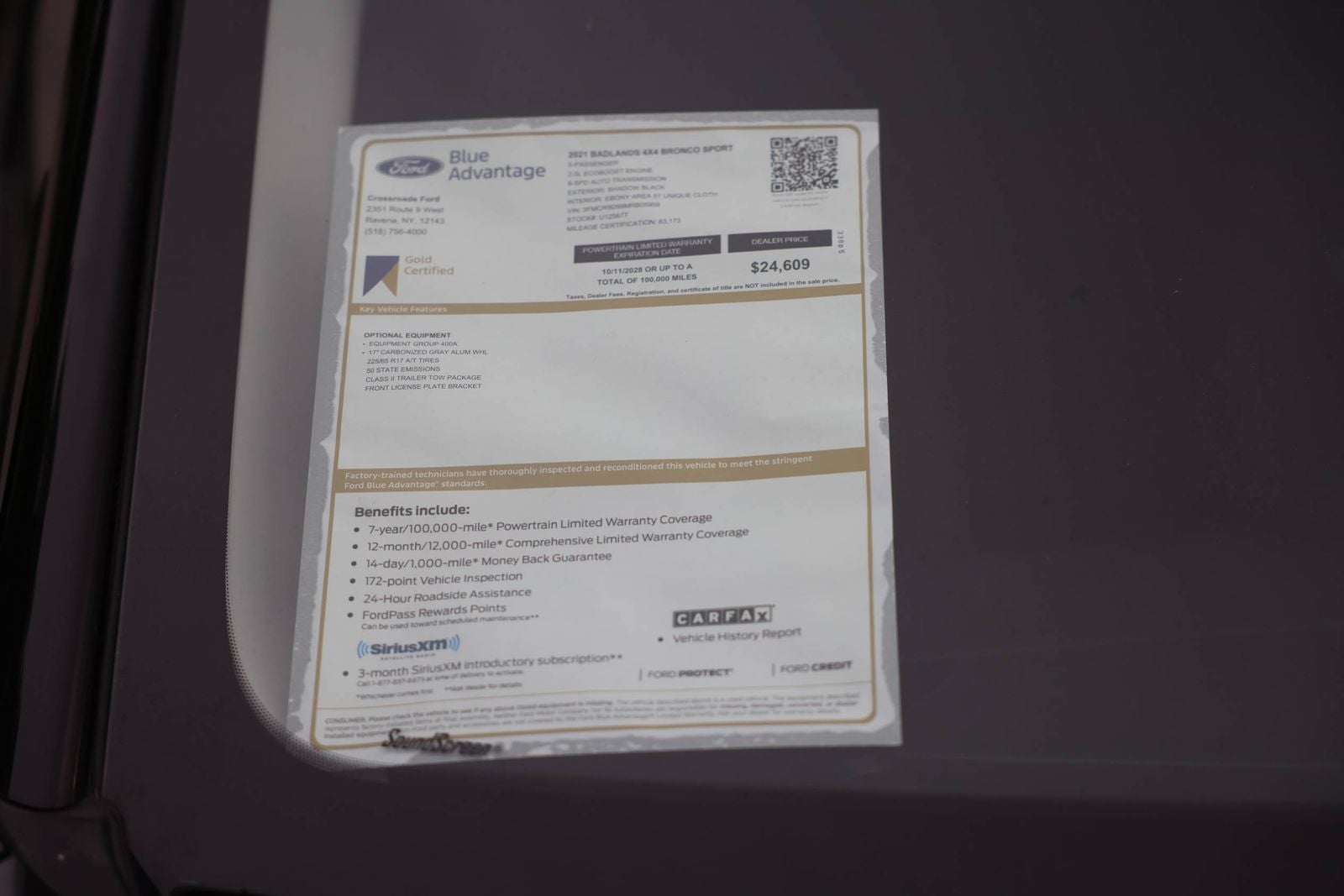 2021 Ford Bronco Sport Badlands