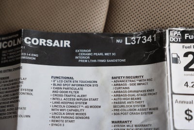 2022 Lincoln Corsair Standard