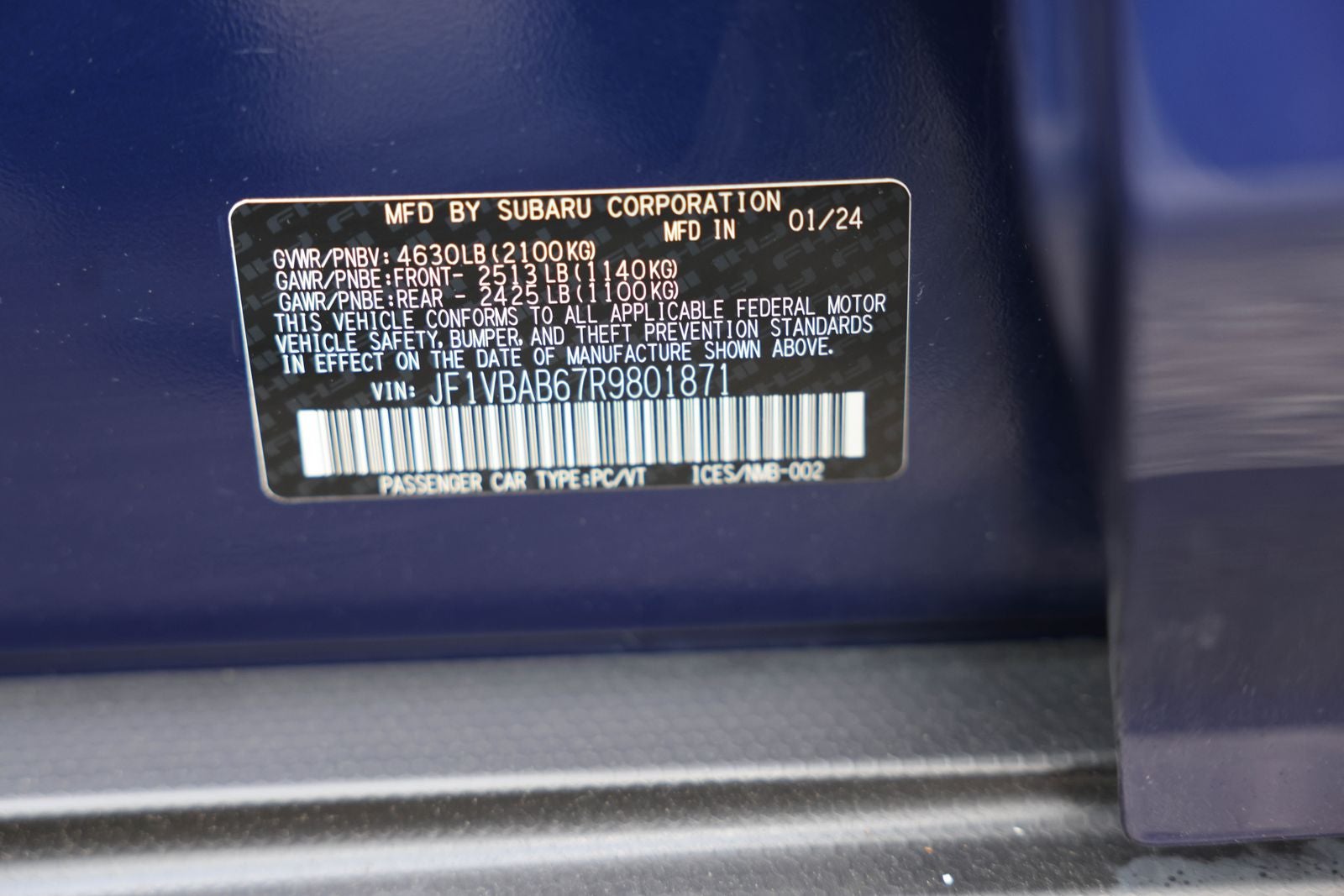 2024 Subaru WRX Base